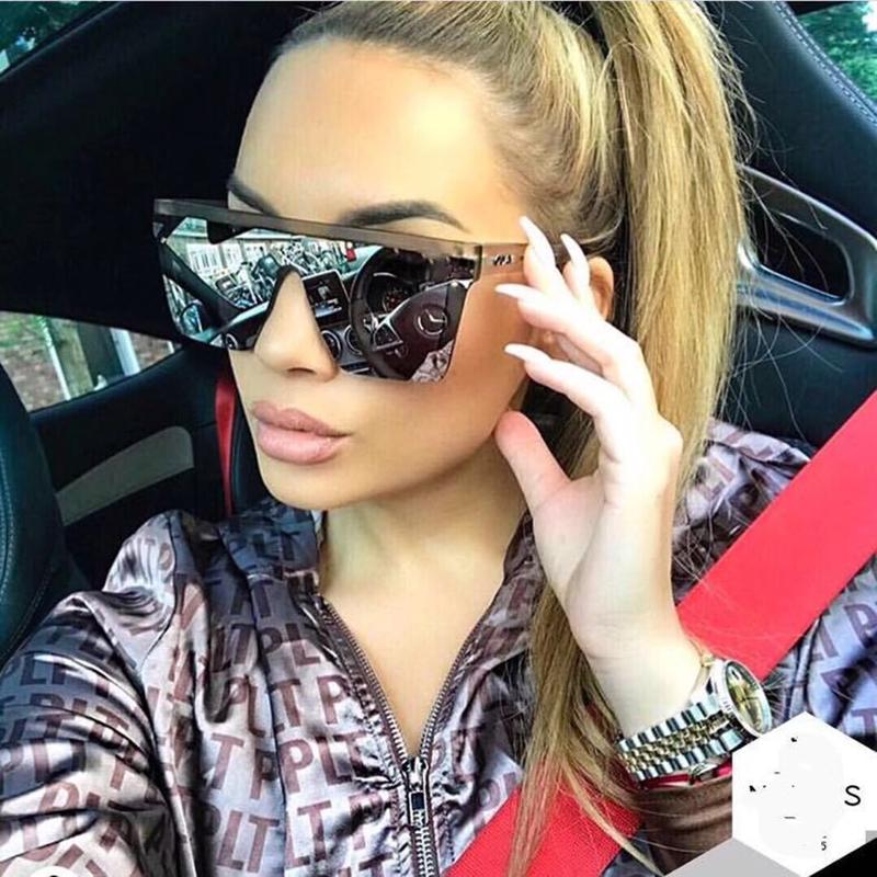 Sunglasses Oversized Women Fashion Mirror Vintage Sun Glasses Big Frame Windproof Shades Men Flat Top Driving Goggles UV400
Sunglasses Oversized Women Fashion Mirror Vintage Sun Glasses Big Frame Windproof Shades Men Flat Top Driving Goggles UV400