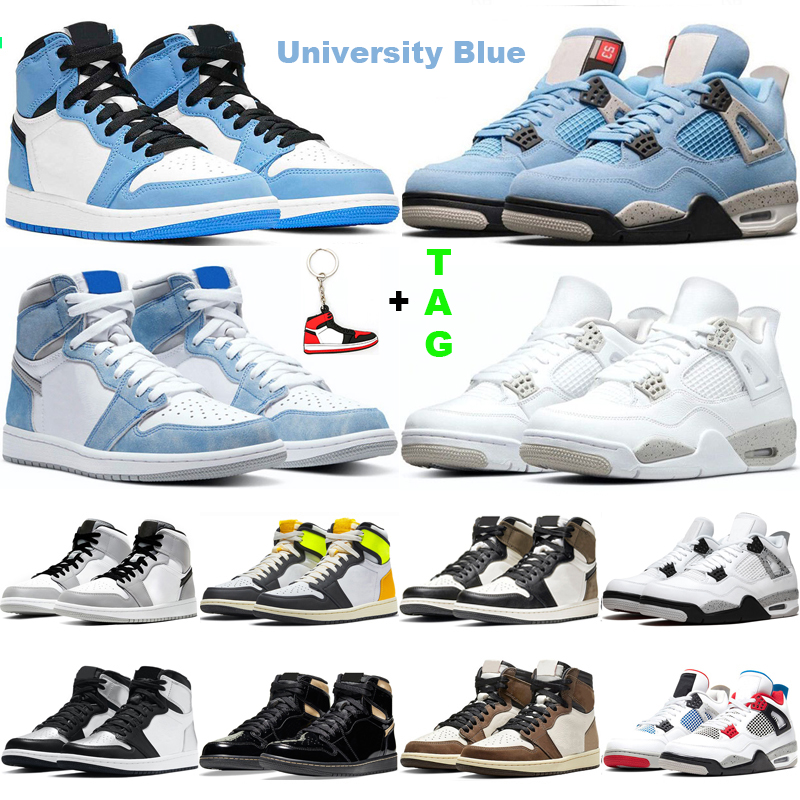Basketball shoes men women 1s 4s high OG 1 University Blue Silver ToHyper Royal Fire Red White Oreo cement outdoor sports sneakers trainers, 28 university blue 40-47
Basketball shoes men women 1s 4s high OG 1 University Blue Silver ToHyper Royal Fire Red White Oreo cement outdoor sports sneakers trainers, 28 university blue 40-47