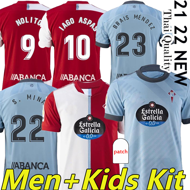 21/22 Celta de Vigo Soccer Jerseys IAGO ASPAS HUGO MALLO SANTL MINA camiseta futbol 2021 2022 DENIS SUÁREZ RAFINHA G. FERNÁNDEZ SISTO Men kids kits socks Football Shirt, 21-22 away
21/22 Celta de Vigo Soccer Jerseys IAGO ASPAS HUGO MALLO SANTL MINA camiseta futbol 2021 2022 DENIS SUÁREZ RAFINHA G. FERNÁNDEZ SISTO Men kids kits socks Football Shirt, 21-22 away