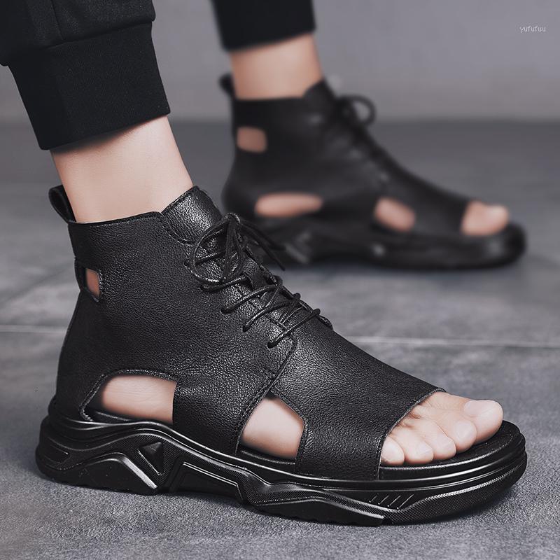 Sandals Fashion Men's Casual Leather Shoes Male Summer Beach Man Breathable Flats Handmade for Men Zapatillas1 1EBL, Black
Sandals Fashion Men's Casual Leather Shoes Male Summer Beach Man Breathable Flats Handmade for Men Zapatillas1 1EBL, Black