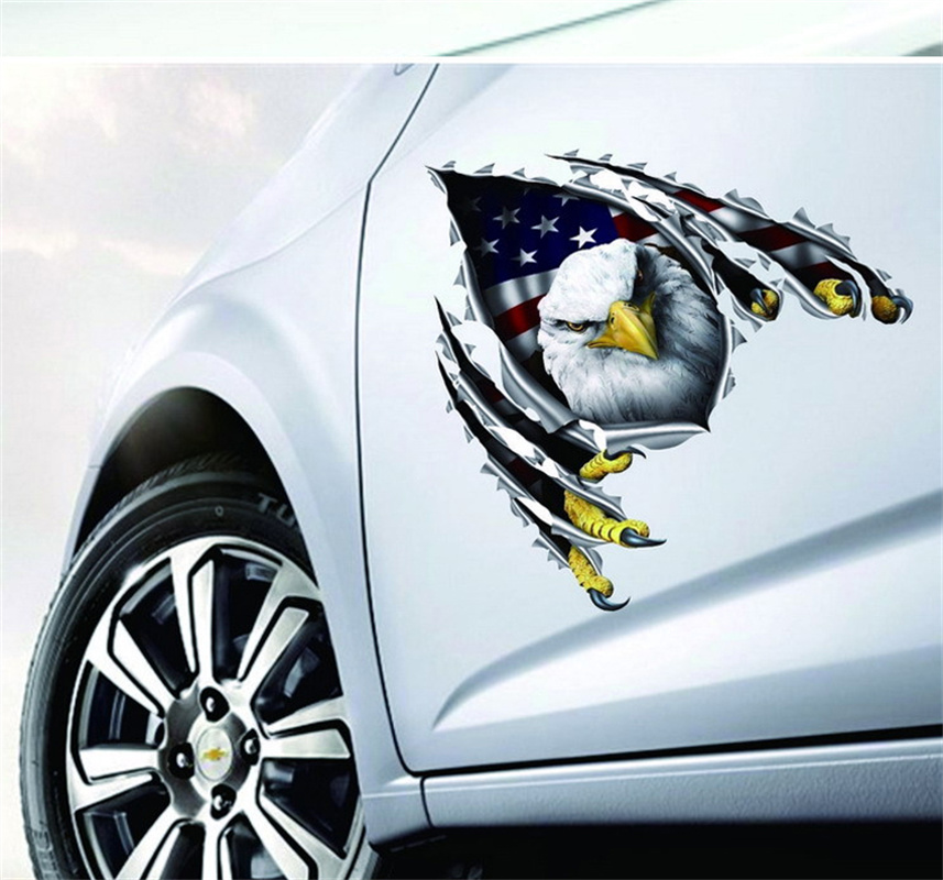Auto Eagles Stickers Animal Graffiti Decals For Motorcycle Luggage Car Skateboard Laptop Front Cover Door Body Gift Decorate Sticker
