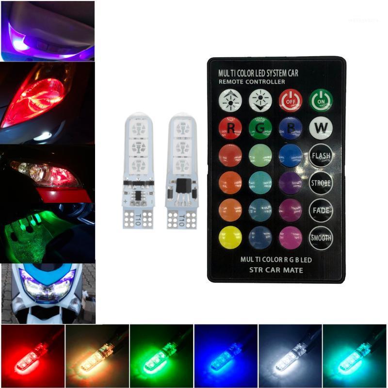 Emergency Lights T10 W5W Silicone Car RGB 6SMD LED Side Wedge Light Dome Reading Lamp 12V Flash Strobe Decoration + Remote Control
Emergency Lights T10 W5W Silicone Car RGB 6SMD LED Side Wedge Light Dome Reading Lamp 12V Flash Strobe Decoration + Remote Control