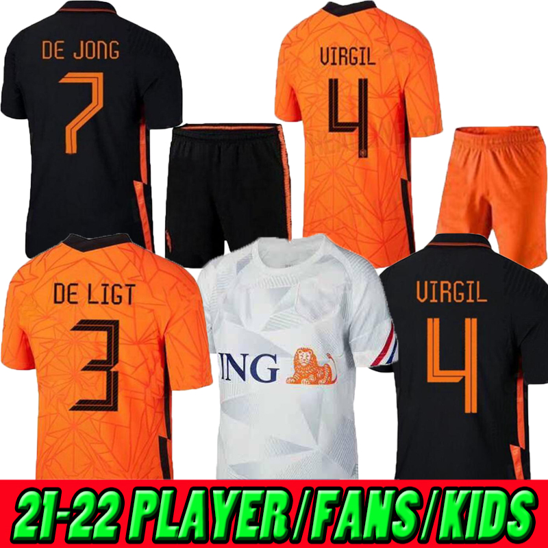 20 21 Netherlands 2020 Mens Jersey Kids Kit DE LIGT Soccer Jersey MEMPHIS Soccer Jersey Holland Klaassen Gullit 2021 WIJNALDUM PROMES DE JONG VIRGIL VAN DE BEEK, 2020;3rd
20 21 Netherlands 2020 Mens Jersey Kids Kit DE LIGT Soccer Jersey MEMPHIS Soccer Jersey Holland Klaassen Gullit 2021 WIJNALDUM PROMES DE JONG VIRGIL VAN DE BEEK, 2020;3rd