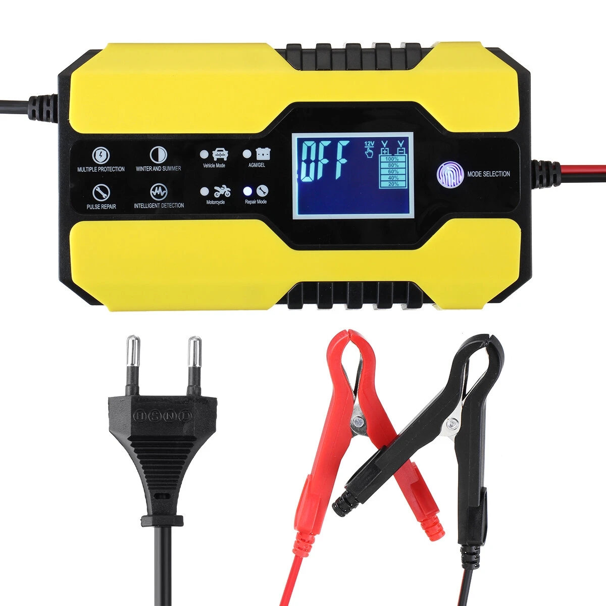 12V 24V 150AH Smart LCD Automatic Car Battery Charger Motorcycle Pulse Repair - AU Plug