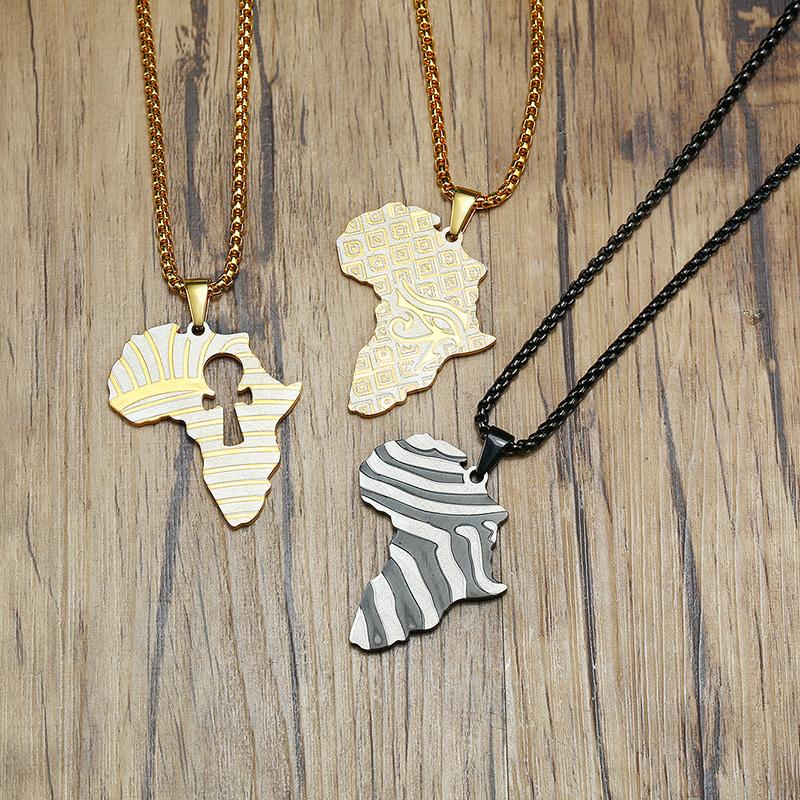 Pendant Necklaces African Continent Map Egyptian Eye Of Horus Necklace For Men Stainless Steel Africa Jewelry
Pendant Necklaces African Continent Map Egyptian Eye Of Horus Necklace For Men Stainless Steel Africa Jewelry