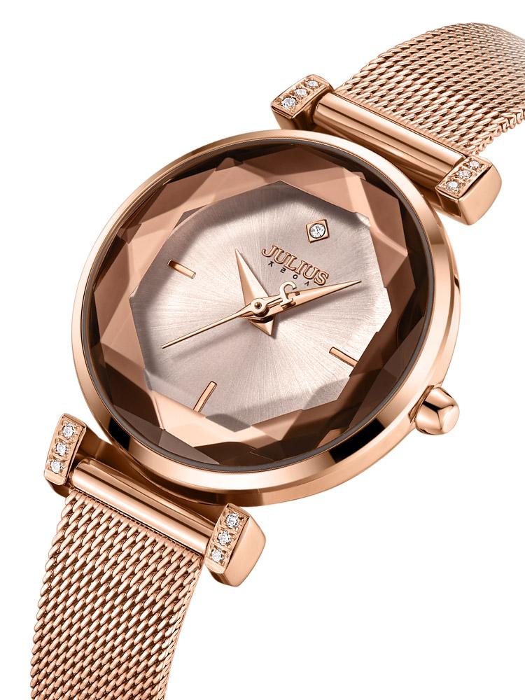 Wristwatches 4 Colors Julius Women's Watch Japan Mov't Hours Elegant Cutting Fashion Rhinestones Clock Metal Bracelet Girl's Gift Box, Silver
Wristwatches 4 Colors Julius Women's Watch Japan Mov't Hours Elegant Cutting Fashion Rhinestones Clock Metal Bracelet Girl's Gift Box, Silver