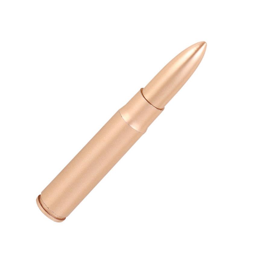 Rocket Shape Bullet Ballpoint Pen Roller Ball Pens Kids Office School Students Gift Party Favor Stationery Gold