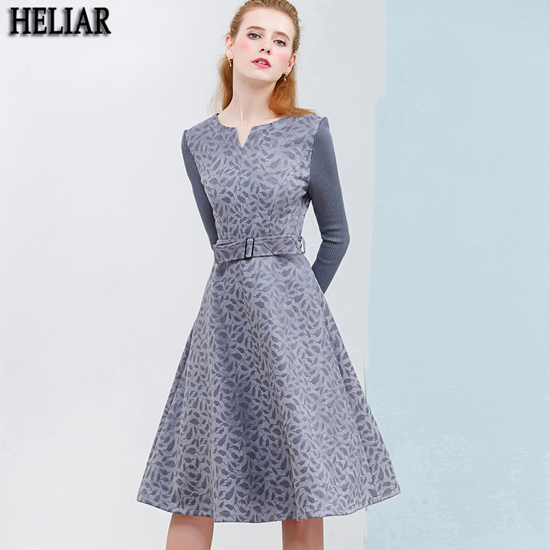 Winter Velvet Suede Dress For Women Knitting Long Sleeve Stitch Fashion Office Lady Female A-Line Belt Dresses 210518, Grey
Winter Velvet Suede Dress For Women Knitting Long Sleeve Stitch Fashion Office Lady Female A-Line Belt Dresses 210518, Grey
