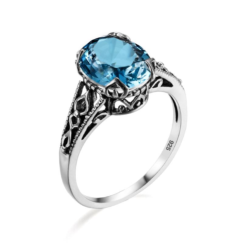 100% Real 925 Sterling Silver Ring Gemstones Aquamarine Vintage Handmade Designer Unique Party Women Fine Jewelry Christmas Cluster Rings
100% Real 925 Sterling Silver Ring Gemstones Aquamarine Vintage Handmade Designer Unique Party Women Fine Jewelry Christmas Cluster Rings