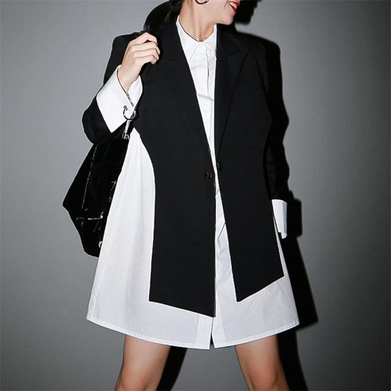 Spring Notchcollar Criss Cross Design Blazer Women Fashion Sexy Hollow Out Waist Coat Solid Slim Long Sleeve Jacket 210519, Black
Spring Notchcollar Criss Cross Design Blazer Women Fashion Sexy Hollow Out Waist Coat Solid Slim Long Sleeve Jacket 210519, Black