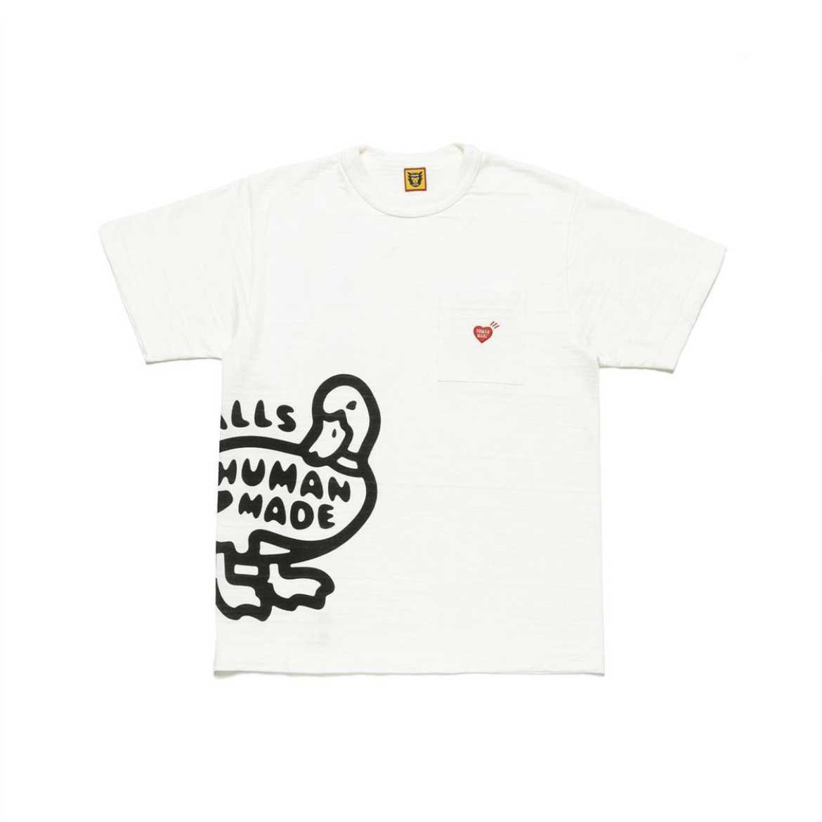 Nigo human made fashion men and women lovers leisure bamboo cotton duck cylinder Short Sleeve Tee, White;black
Nigo human made fashion men and women lovers leisure bamboo cotton duck cylinder Short Sleeve Tee, White;black