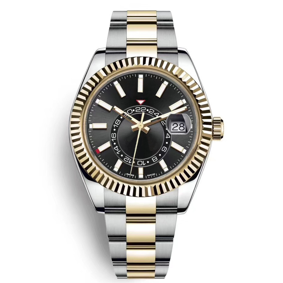 High Quality Sky Deluxe Men Watches Automatic Mechanical Fashion Business Stainless Steel Gold 2813 movement Luminous Waterproof Watches, As shown
High Quality Sky Deluxe Men Watches Automatic Mechanical Fashion Business Stainless Steel Gold 2813 movement Luminous Waterproof Watches, As shown