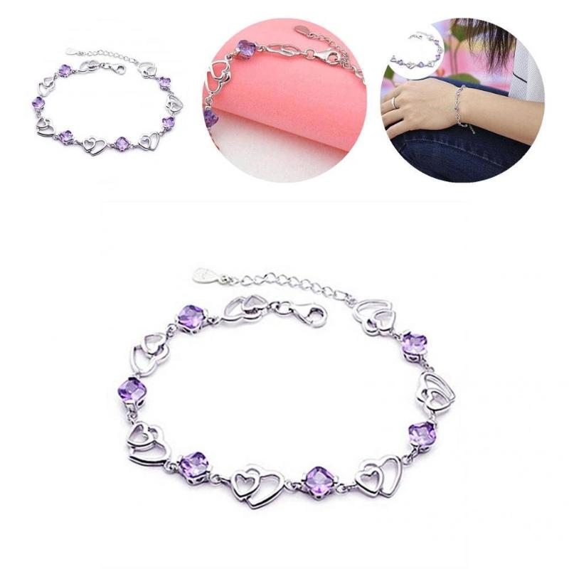 Bangle Fashoin Women Bracelet Exquisite Luxury Beautiful Love Rhinestone Chain Fashion Jewelry
Bangle Fashoin Women Bracelet Exquisite Luxury Beautiful Love Rhinestone Chain Fashion Jewelry