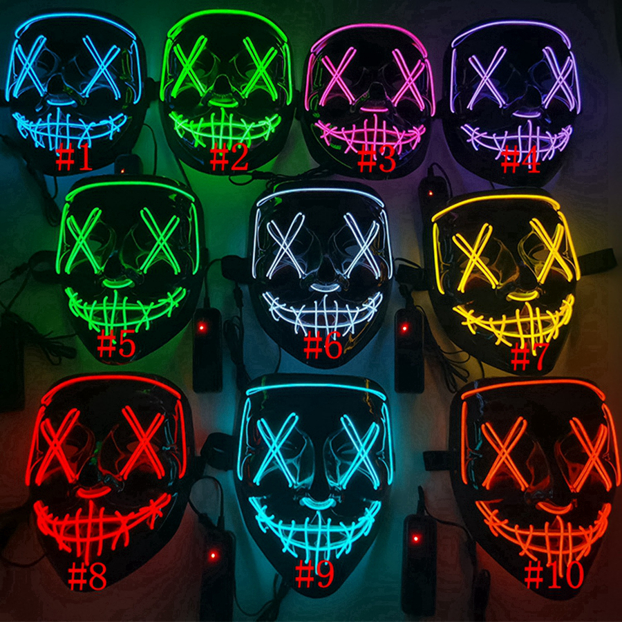 Halloween Mask LED Light Up Funny Masks The Purge Election Year Great Festival Cosplay Costume Supplies Party Mask RRA4337
Halloween Mask LED Light Up Funny Masks The Purge Election Year Great Festival Cosplay Costume Supplies Party Mask RRA4337