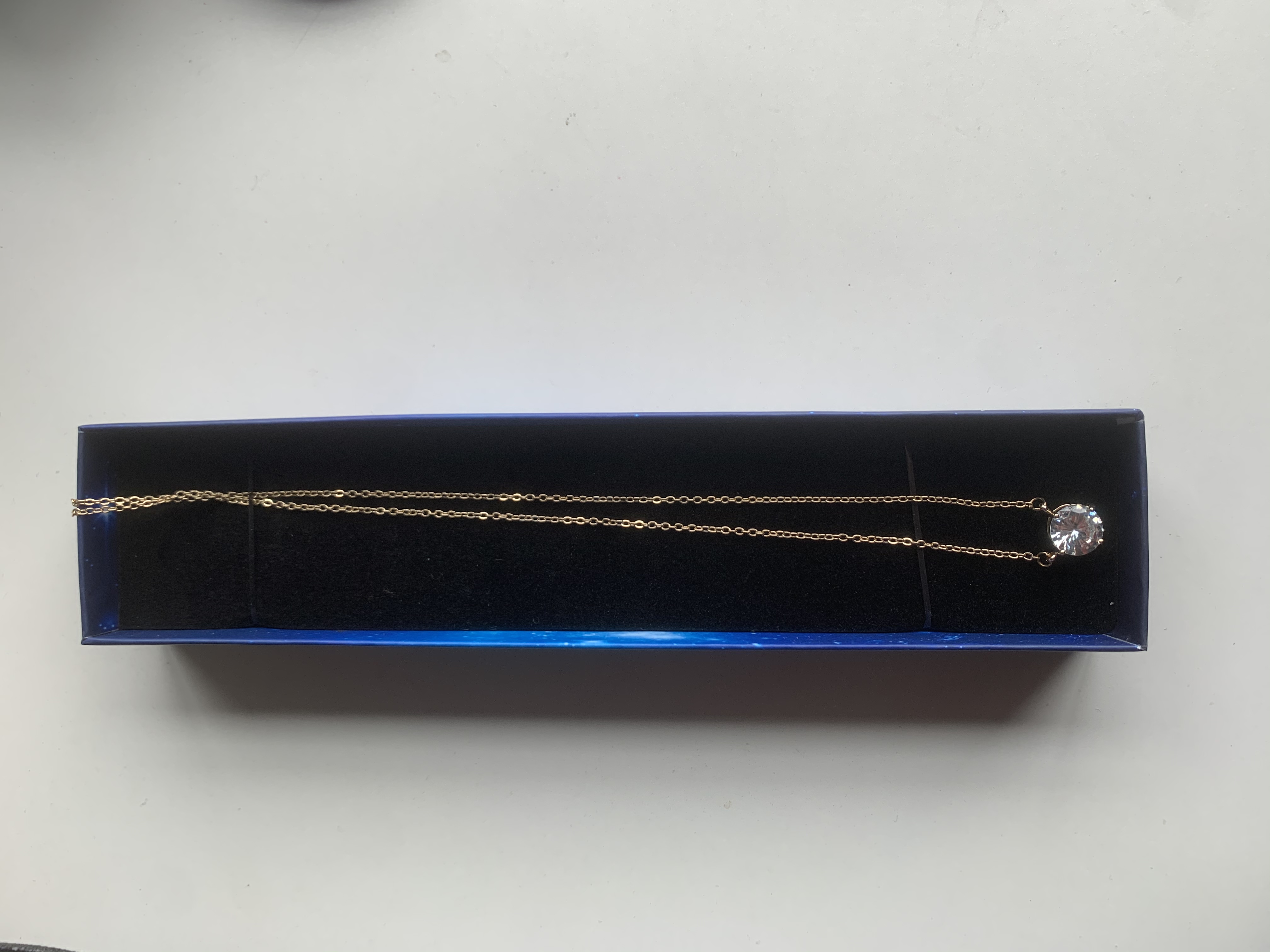 Fashion Gold Diamonds Necklaces Delicate Solitaire Pendant Dainty Pendants Necklace Bridal Jewelry Floating Diamond Jewellery