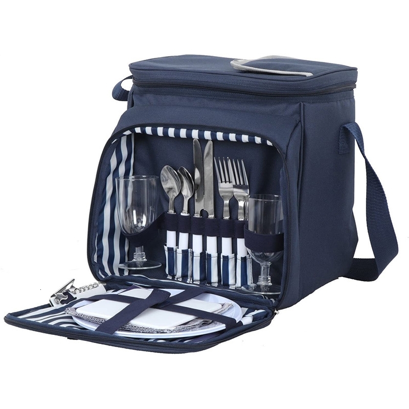 Production of couple double weekend date lunch single shoulder camping 2 tableware thermal insulation storage bag, Blue
Production of couple double weekend date lunch single shoulder camping 2 tableware thermal insulation storage bag, Blue