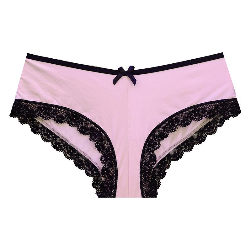 Women's Panties US Size 90KG Plus Sexy Lace Seamless Women Underwear Briefs Milk Silk For Ladies Elastic Lingerie Intimates, B black
Women's Panties US Size 90KG Plus Sexy Lace Seamless Women Underwear Briefs Milk Silk For Ladies Elastic Lingerie Intimates, B black