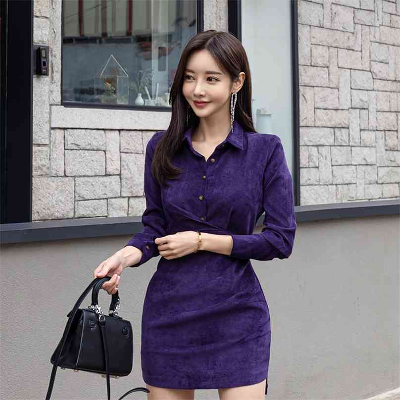 autumn Shirt Dress korea Ladies Purple Long Sleeve Office bodycon Dresses for women Sexy Clothing 210602
autumn Shirt Dress korea Ladies Purple Long Sleeve Office bodycon Dresses for women Sexy Clothing 210602