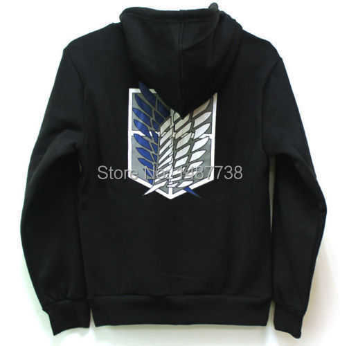 New Anime Attack on Titan Cosplay Costumes Hoodie Green Black Scouting Legion Hooded Sweater for Unisex shingeki no kyojin Y0913