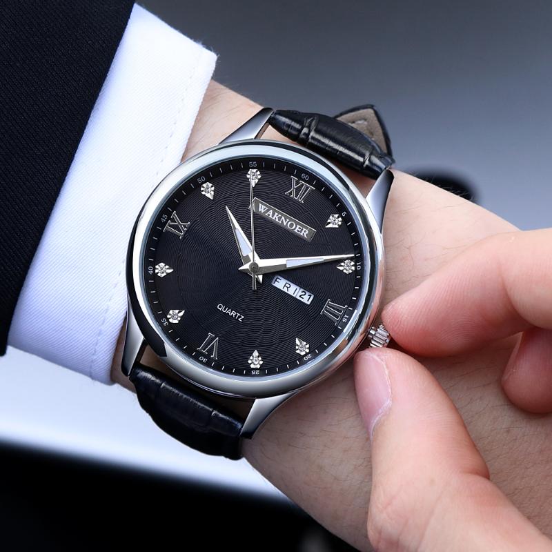 Wristwatches 2021 Fashion Men Watches Top Crystal Quartz Movement Display Reloj, Blue
Wristwatches 2021 Fashion Men Watches Top Crystal Quartz Movement Display Reloj, Blue