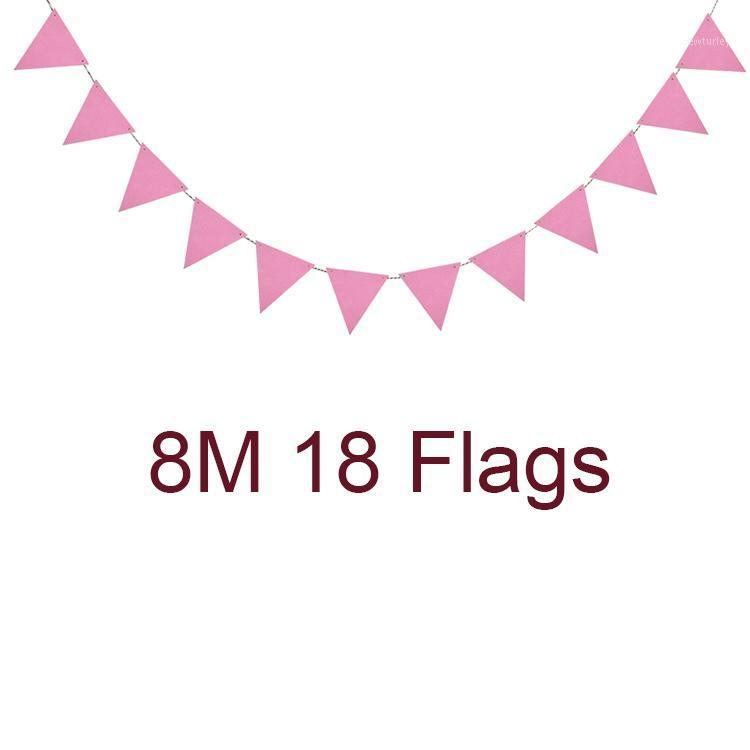 Party Decoration 4M 12 Flags 8M 18Flags Pink Wedding Valentine's Day Birthday Pure Girl's Hanging Supplies
Party Decoration 4M 12 Flags 8M 18Flags Pink Wedding Valentine's Day Birthday Pure Girl's Hanging Supplies