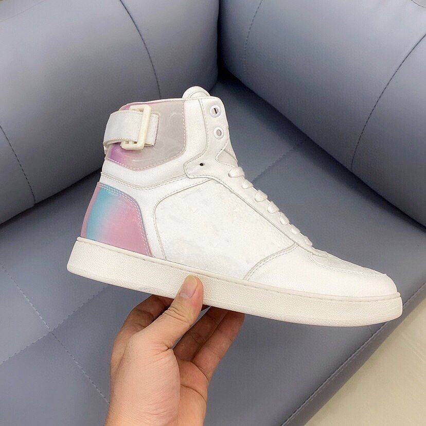 Men's and women's casual shoes, atmospheric comfort, sheepskin pads, rubber lining sole, leather splicing joker high-top shoes 38~44, Black
Men's and women's casual shoes, atmospheric comfort, sheepskin pads, rubber lining sole, leather splicing joker high-top shoes 38~44, Black