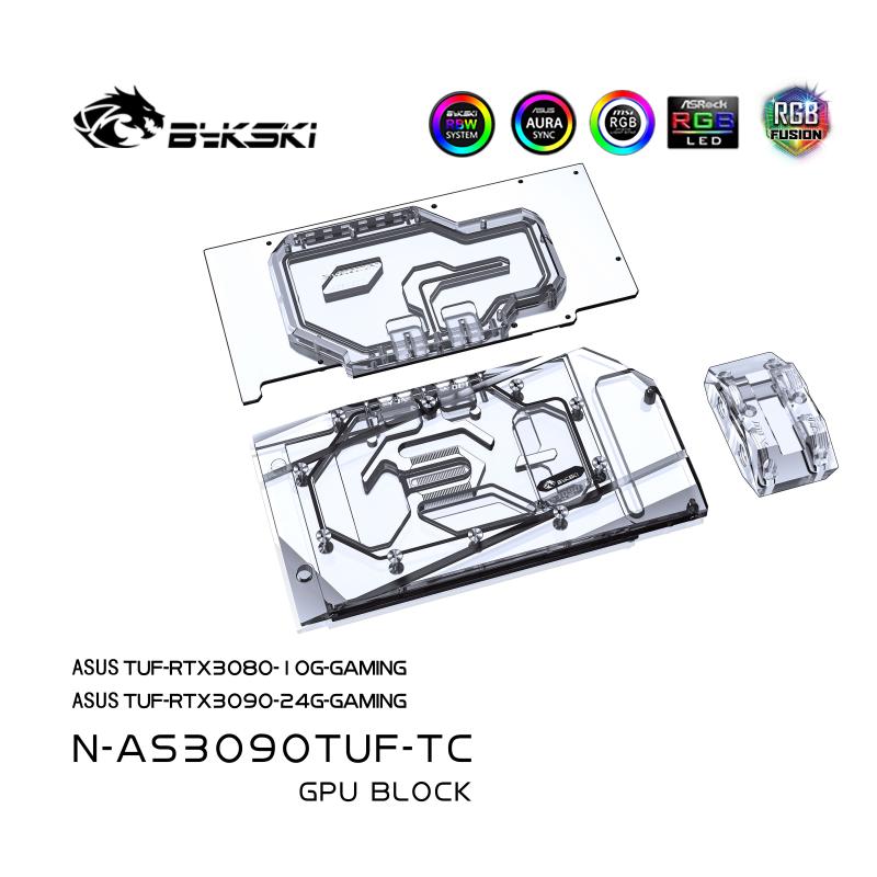 Fans & Coolings Bykski N-AS3090TUF-TC GPU Water Block For ASUS TUF RTX 3090 /3080 GAMING Graphic Card With Special Copper Backplate
Fans & Coolings Bykski N-AS3090TUF-TC GPU Water Block For ASUS TUF RTX 3090 /3080 GAMING Graphic Card With Special Copper Backplate