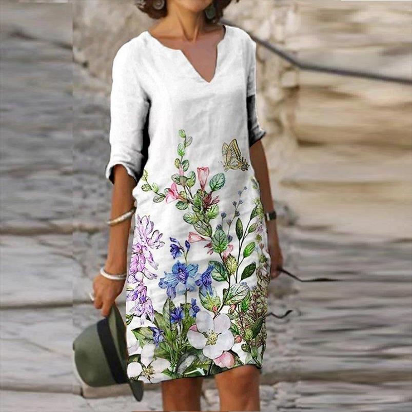 vintage summer flower print womens dresses short sleeve elegant v neck loose female midi lady vestidos plus size, Black;gray
vintage summer flower print womens dresses short sleeve elegant v neck loose female midi lady vestidos plus size, Black;gray