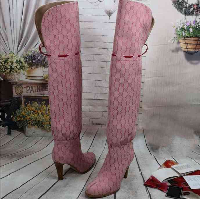 Boots top designer Luxury boots 9cm high heels canvas shoes women 24 inches size 35-42 with box GVTU
Boots top designer Luxury boots 9cm high heels canvas shoes women 24 inches size 35-42 with box GVTU