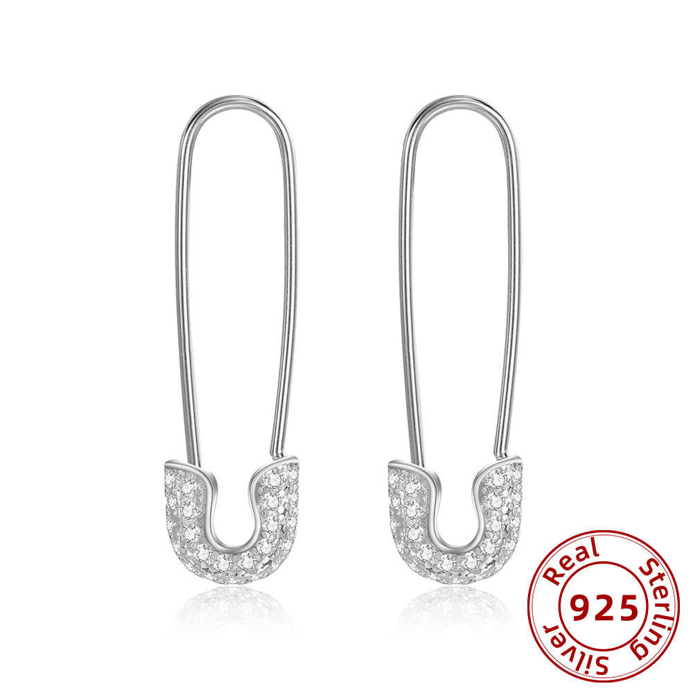 Small Safety Pin Studs 925 Sterling Silver Earrings for Women Unisex Ear Piercing Stud Earrings Zircon Fine Jewelry Gift Y1010
Small Safety Pin Studs 925 Sterling Silver Earrings for Women Unisex Ear Piercing Stud Earrings Zircon Fine Jewelry Gift Y1010