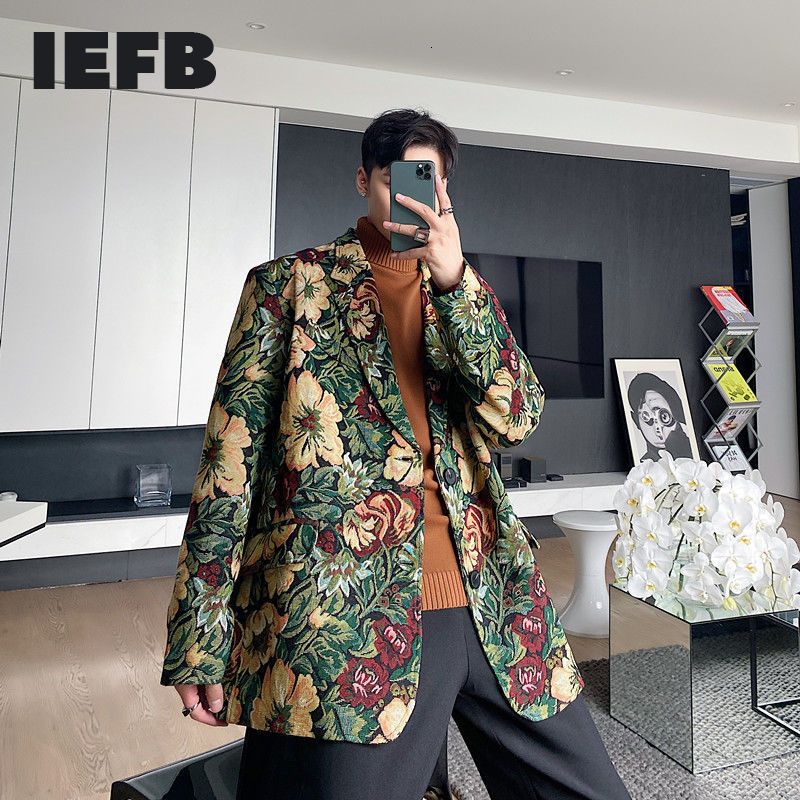 IEFB spring vintage print suit coat for men trend design causal big size loose blazers for male clothes 9Y4677 210524, Color 0
IEFB spring vintage print suit coat for men trend design causal big size loose blazers for male clothes 9Y4677 210524, Color 0