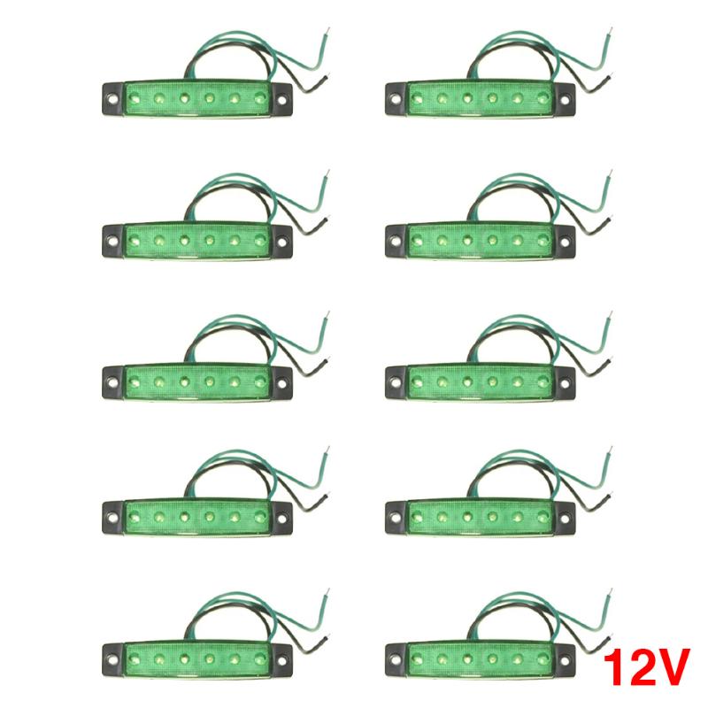 Emergency Lights 10pcs Side Marker Signal Lamp Universal Truck Car Warning Marine Boat Driving Cockpit Decoration Safety 6 Leds Easy Install
Emergency Lights 10pcs Side Marker Signal Lamp Universal Truck Car Warning Marine Boat Driving Cockpit Decoration Safety 6 Leds Easy Install