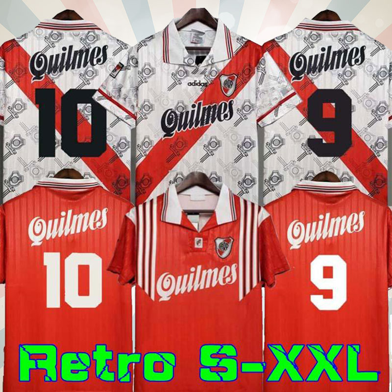 River Plate 1995 1996 Retro Soccer Jerseys CANIGGIA SALAS CRESPO FRANCESCOLI D.TREZEGUET Vintage Football Camiseta Classic Shirt Kit, Black;yellow
River Plate 1995 1996 Retro Soccer Jerseys CANIGGIA SALAS CRESPO FRANCESCOLI D.TREZEGUET Vintage Football Camiseta Classic Shirt Kit, Black;yellow