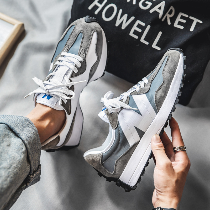 Spring and Autumn Bain Cool Running 327 Sports Sho Lovers' Student Thick Bottom Casual Trendy Heightening Small White, Beige
Spring and Autumn Bain Cool Running 327 Sports Sho Lovers' Student Thick Bottom Casual Trendy Heightening Small White, Beige