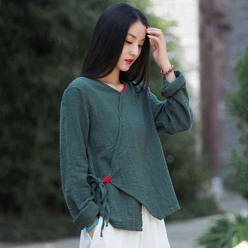 Johnature Women Embroidery Vintage Shirts And Tops V-Neck Long Sleeve Blouses Summer Cotton Linen Chinese Style Shirts 210521, White
Johnature Women Embroidery Vintage Shirts And Tops V-Neck Long Sleeve Blouses Summer Cotton Linen Chinese Style Shirts 210521, White