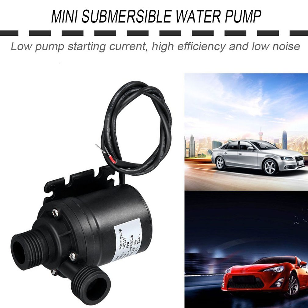 Professional Ultrastille Mini Dc 12V Lift 5M 800L/H Borstellose Engine Domestic pump Multifunctional screw thread Water pump