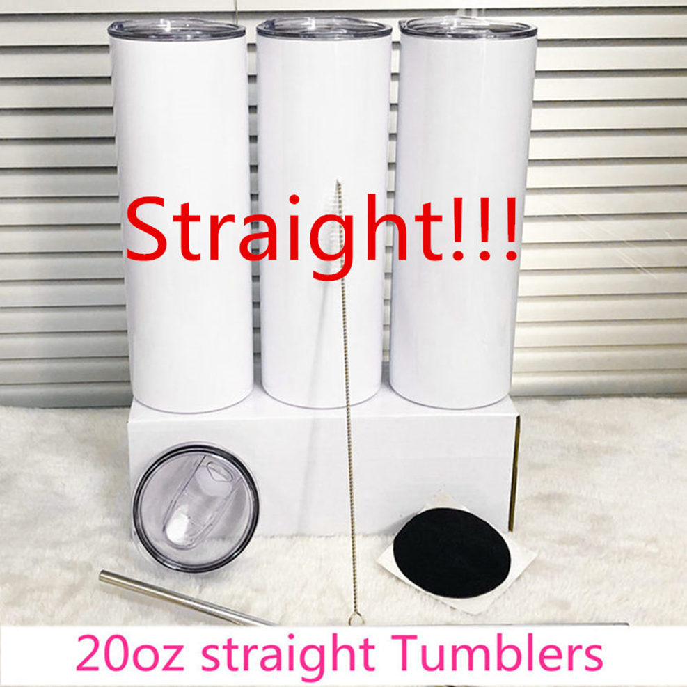 Sublimation Tumblers 20oz blank white tapered straight cup with lid straw 20oz Stainless steel vacuum insulated water mug
Sublimation Tumblers 20oz blank white tapered straight cup with lid straw 20oz Stainless steel vacuum insulated water mug