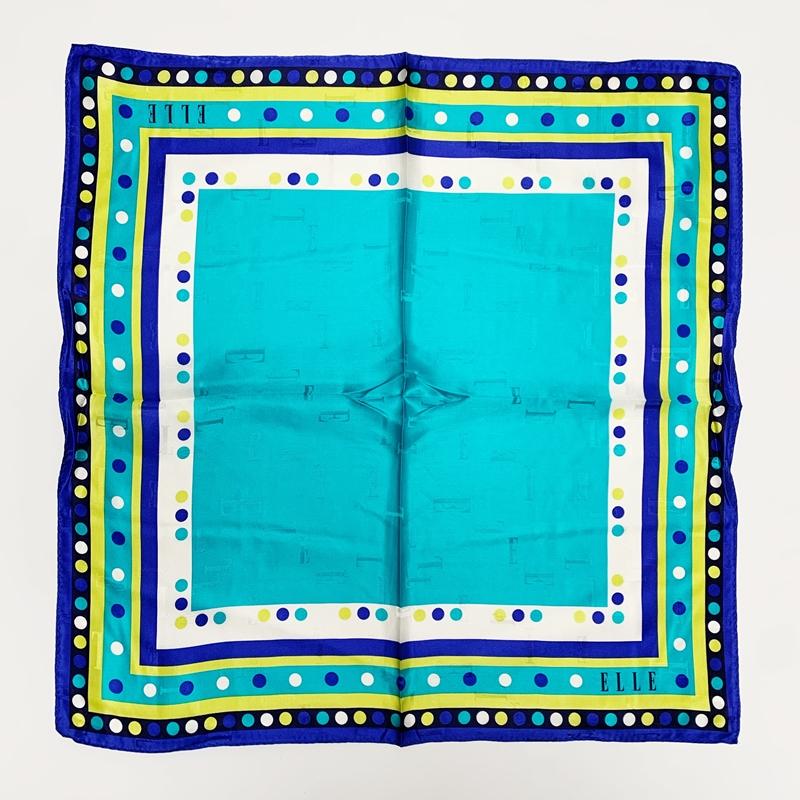 50*50CM Blue Polka Dot Print Silk Scarves Female Neck Scarf Elegant Hair Tie Neckerchief Bandanas
50*50CM Blue Polka Dot Print Silk Scarves Female Neck Scarf Elegant Hair Tie Neckerchief Bandanas