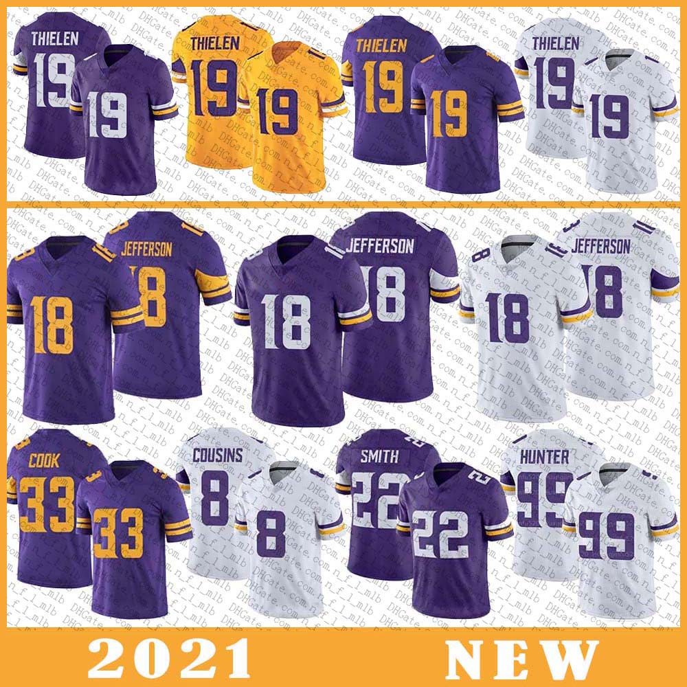 19 Adam Thielen Football Jersey 18 Justin Jefferson 33 Dalvin Cook 8 Kirk Cousins 22 Harrison Smith 99 Danielle Hunter Minnesota Viking Stitched jerseys, Shown
19 Adam Thielen Football Jersey 18 Justin Jefferson 33 Dalvin Cook 8 Kirk Cousins 22 Harrison Smith 99 Danielle Hunter Minnesota Viking Stitched jerseys, Shown