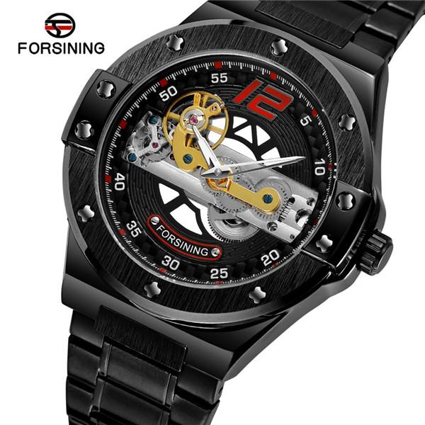 Wristwatches Forsining Classic Bridge Mechanical Watch Men Black Automatic Transparent Gear Full Steel Band Racing Male Sport Watches Relogi, Type 4
Wristwatches Forsining Classic Bridge Mechanical Watch Men Black Automatic Transparent Gear Full Steel Band Racing Male Sport Watches Relogi, Type 4