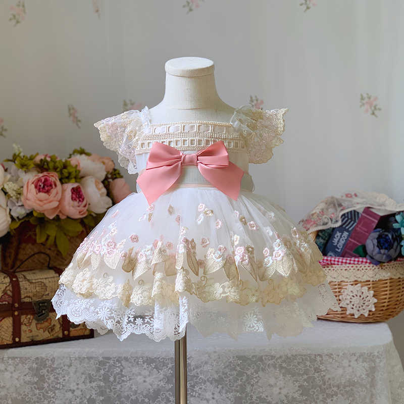 Spanish Girls Royal Dress Baby Birthday Party Dresses Kids Toddler Girl Lolita Princess Ball Gown Infant Boutique Clothing 210615
