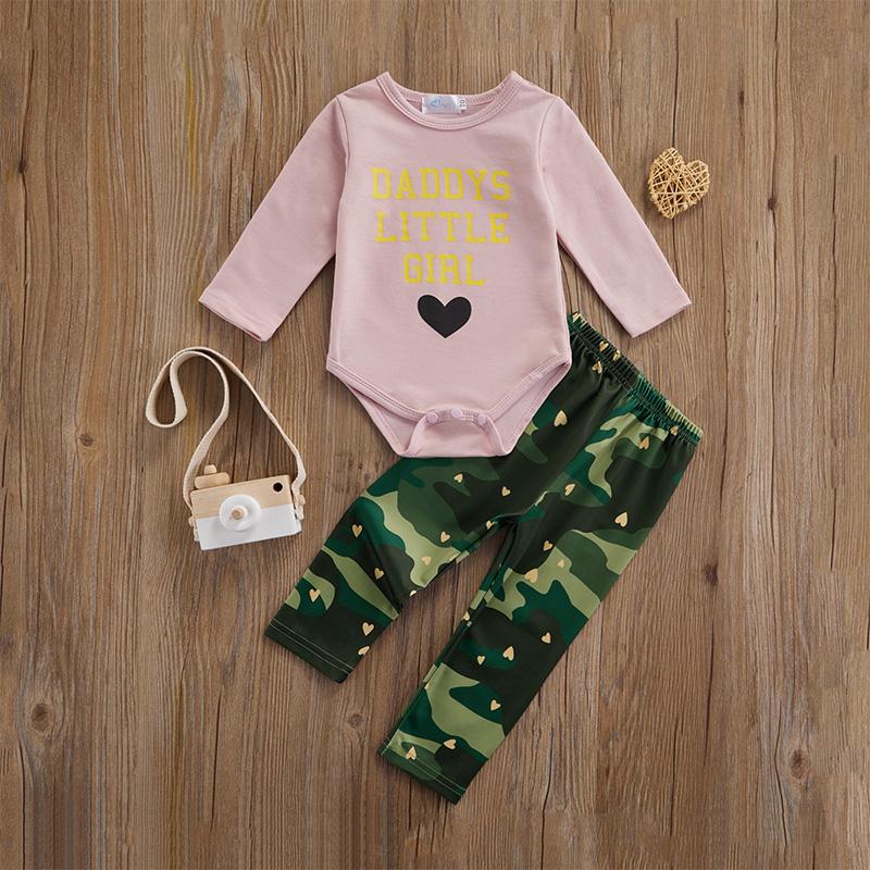 Clothing Sets 2pcs Born Baby Girls Boys Clothes 0-18M Heart Letter Long Sleeve Romper+Camouflage Pants, As pic
Clothing Sets 2pcs Born Baby Girls Boys Clothes 0-18M Heart Letter Long Sleeve Romper+Camouflage Pants, As pic