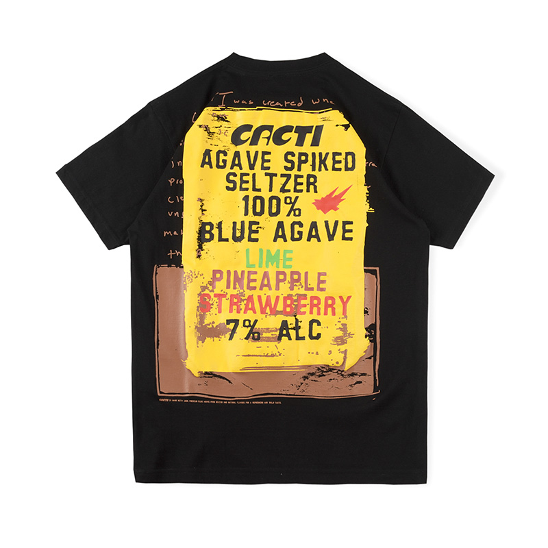 21ss Spring Summer funny Cacti Painted Sign Beer Collaborate Tee Skateboard Mens t shirt Women Street Casual Tshirt, White;black
21ss Spring Summer funny Cacti Painted Sign Beer Collaborate Tee Skateboard Mens t shirt Women Street Casual Tshirt, White;black