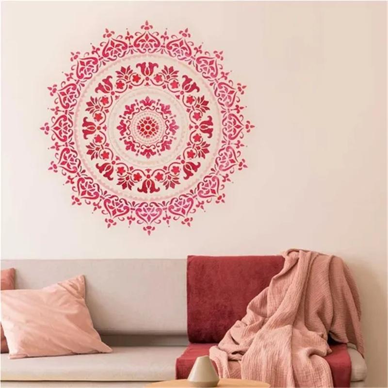 Craft Tools Mandala Auxiliary Painting Template Large Reusable Stencil For Floor Wall Tile Fabric Furniture Accessory Xqmg Sewing
Craft Tools Mandala Auxiliary Painting Template Large Reusable Stencil For Floor Wall Tile Fabric Furniture Accessory Xqmg Sewing