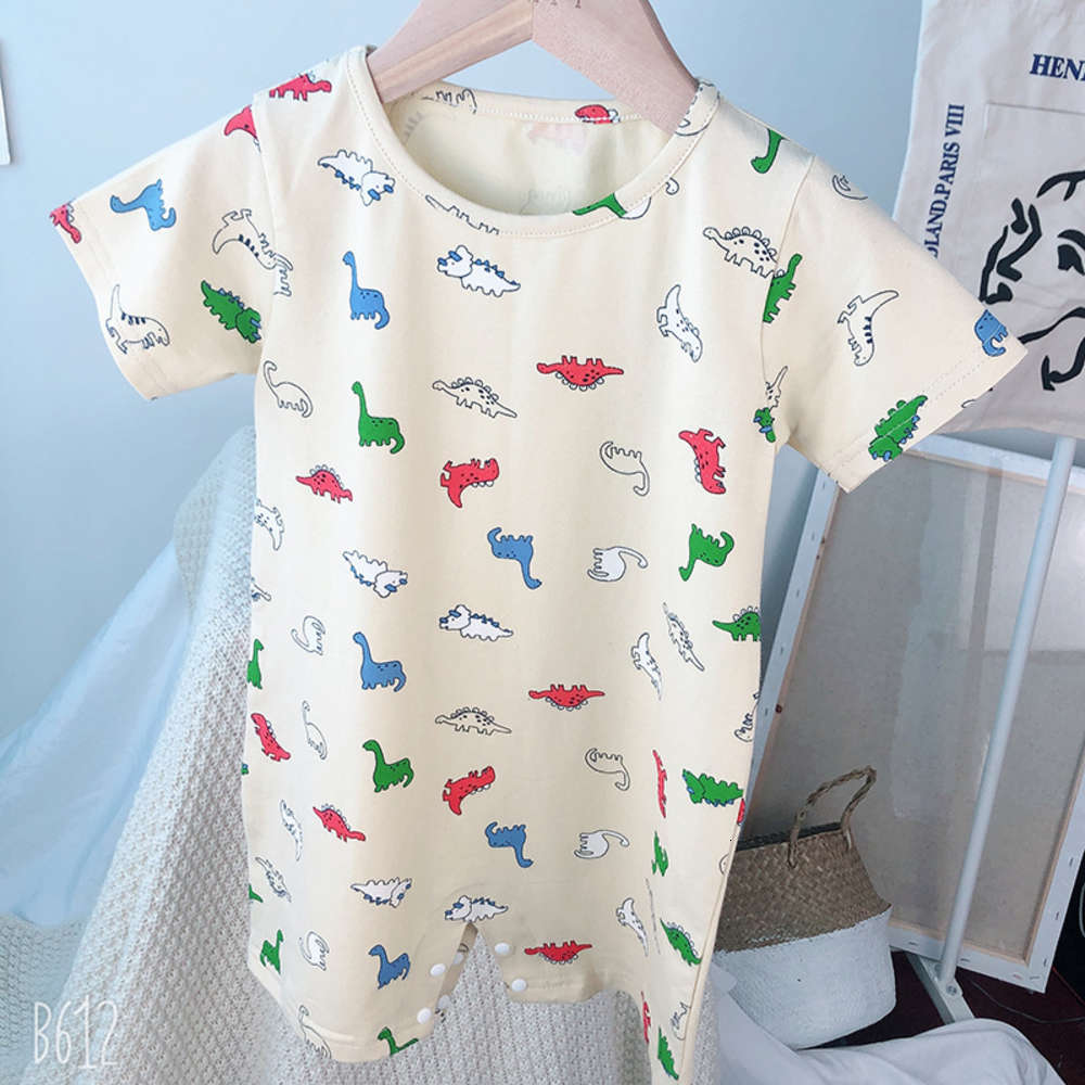 Summer baby open file climbing clothes Korean children's short sleeve cartoon home Jumpsuit, White
Summer baby open file climbing clothes Korean children's short sleeve cartoon home Jumpsuit, White