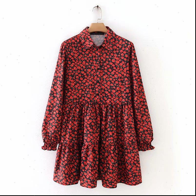 vintage pleats red flower women dresses print mini long sleeve casual vestidos chic sweet ruffles ds3045, Black;gray
vintage pleats red flower women dresses print mini long sleeve casual vestidos chic sweet ruffles ds3045, Black;gray