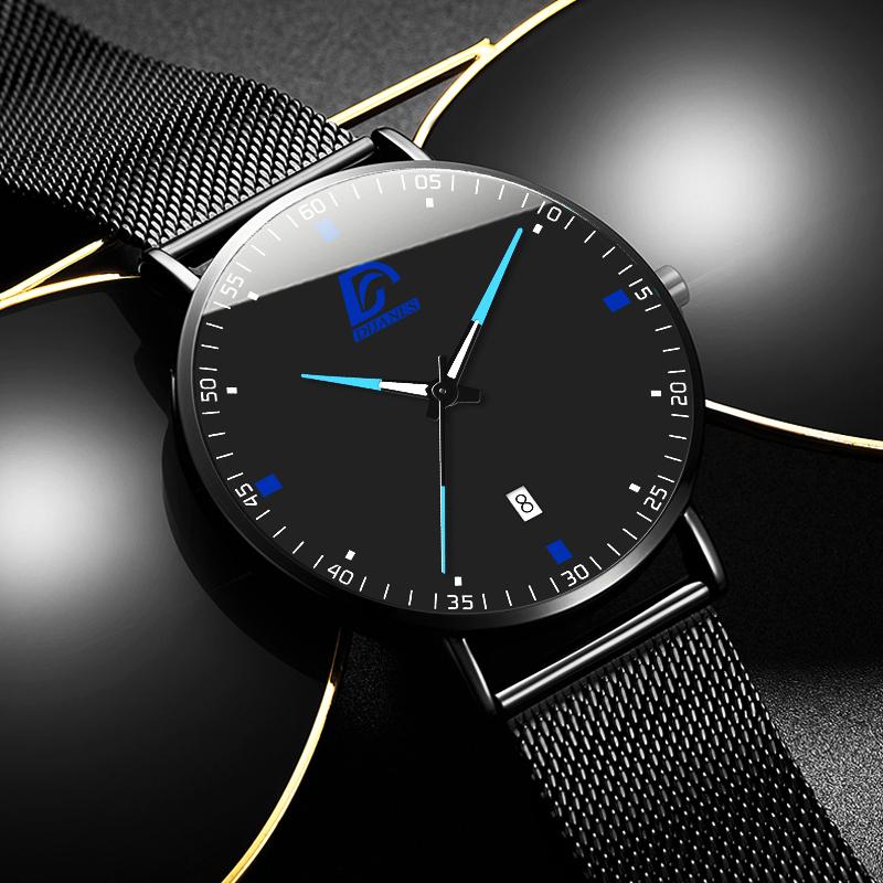 Wristwatches DIJANES Fashion Mens Minimalist Watches For Men Luxury Business Ultra Thin Stainless Steel Mesh Belt Quartz Watch Reloj Hombre, L black black
Wristwatches DIJANES Fashion Mens Minimalist Watches For Men Luxury Business Ultra Thin Stainless Steel Mesh Belt Quartz Watch Reloj Hombre, L black black