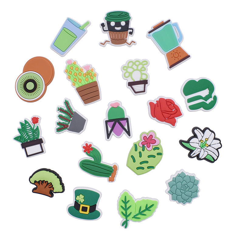 100pcs Green Plant Shoe Parts Accessories Decorations for Croc Charms Clog Bracelets Wirstband Buttons Pvc Charm Birthday Gift, White;pink
100pcs Green Plant Shoe Parts Accessories Decorations for Croc Charms Clog Bracelets Wirstband Buttons Pvc Charm Birthday Gift, White;pink