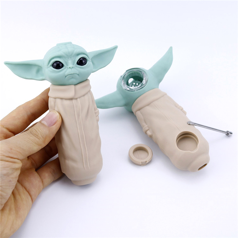 DIY Design 4.7inches Mini Smoking Pipes Baby Silicone Hand Pipe Bag Glass Bongs With Bowl Smok Burner For Dry Herb Tobacco 420
DIY Design 4.7inches Mini Smoking Pipes Baby Silicone Hand Pipe Bag Glass Bongs With Bowl Smok Burner For Dry Herb Tobacco 420