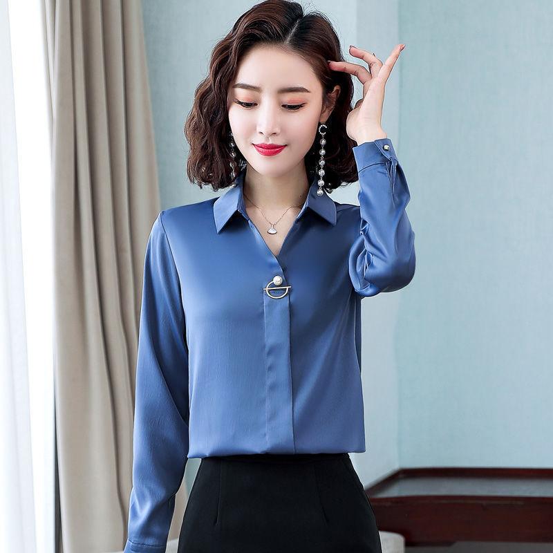 Women's Blouses & Shirts Chiffon Shirt Spring Autumn Style Elegant Long Sleeve Button Solid Color Slim Tops Plus Size XXXL, White
Women's Blouses & Shirts Chiffon Shirt Spring Autumn Style Elegant Long Sleeve Button Solid Color Slim Tops Plus Size XXXL, White